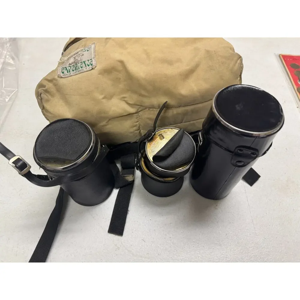 Nikon EM 35mm SLR Film Camera With 50mm Lens Plus 52mm Filter & Extra Lens & Bag